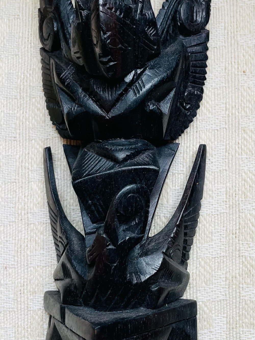 Garuda-Hand carved wood scapture-represents protection-power-strength-Feng Shui